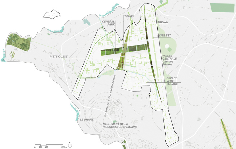 Carta - Reichen et Robert Associates - Reichen et robert associes-Cite des Affaires de l’Afrique de l’Ouest-dakar-senegal-plan vert.jpg