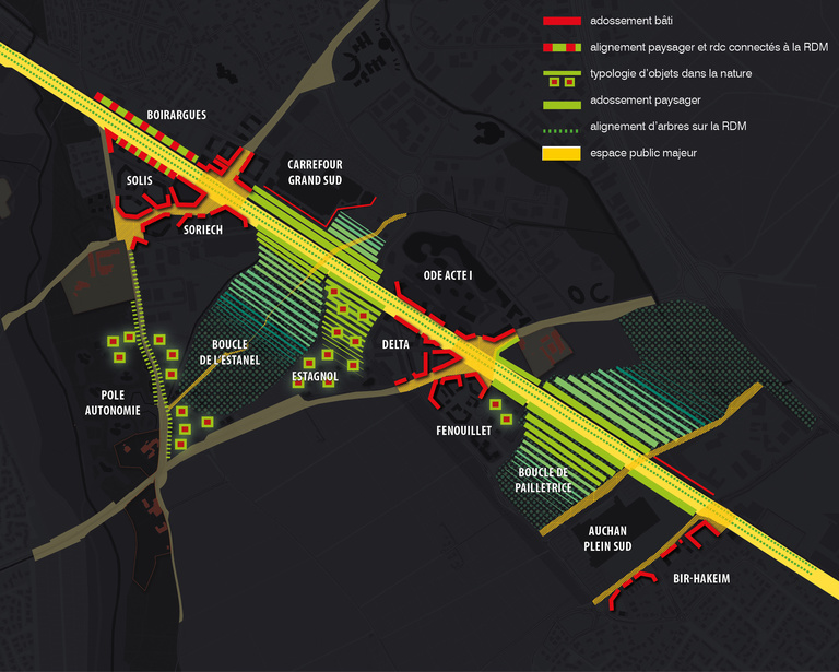 Carta - Reichen et Robert Associates - Reichen et robert asocies-Eco cité de la Route de la mer-Montpellier-scenographie axe .jpg