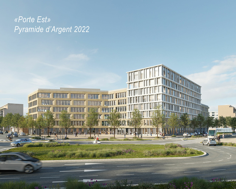 Carta - Reichen et Robert Associates - "Porte Est" Pyramides d'Argent du Grand Prix Régional Provence-Alpes-Côte d'Azur 2022, catégorie "Immobilier d'entreprise"