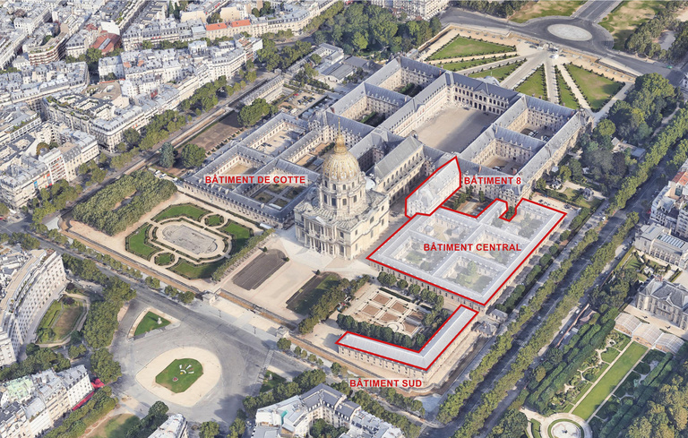 Carta - Reichen et Robert Associates - Institution Nationale des Invalides – Livraison de la première phase de la première tranche