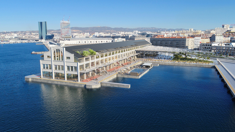 Carta - Reichen et Robert Associates - ADIM Provence, Banque des Territoires and RR&A will redevelop the former maritime hangar, the J1, in Marseille!