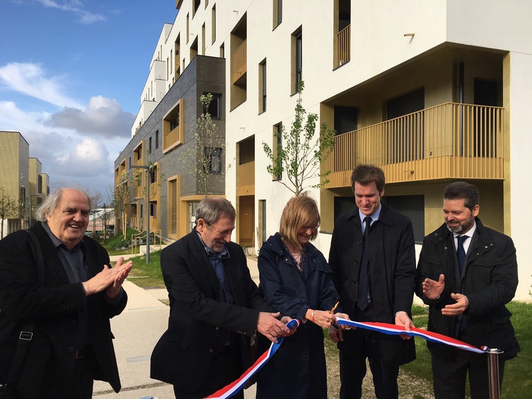 Carta - Reichen et Robert Associates - Inauguration of the Résidence Soléos - ZAC de l’Horloge in Romainville