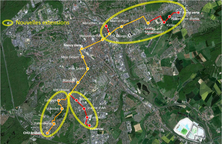 Carta - Reichen et Robert Associates - Winner of the contract for the new Greater Nancy Tramway