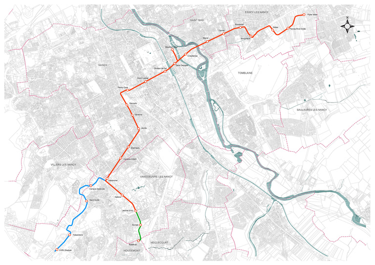 Carta - Reichen et Robert Associates - L'Est Républicain – Nancy – Feu vert de l'État au projet de tramway