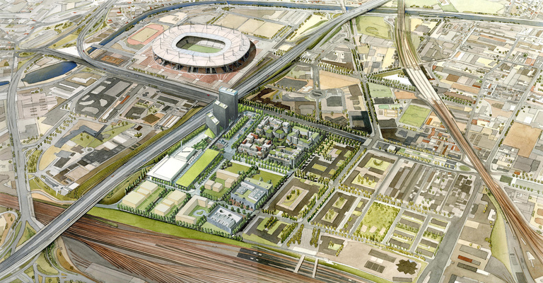 Carta - Reichen et Robert Associés - Quartier Landy France et Pleyel