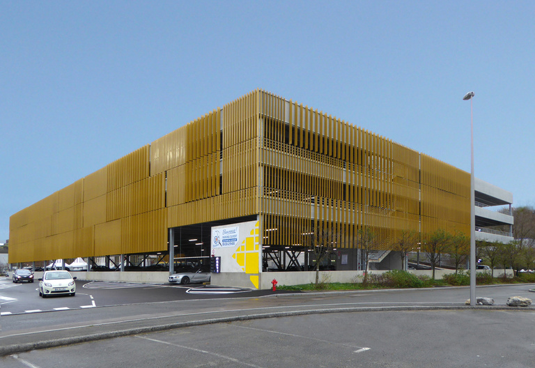Carta - Reichen et Robert Associates - Parking silo centre commercial E. Leclerc